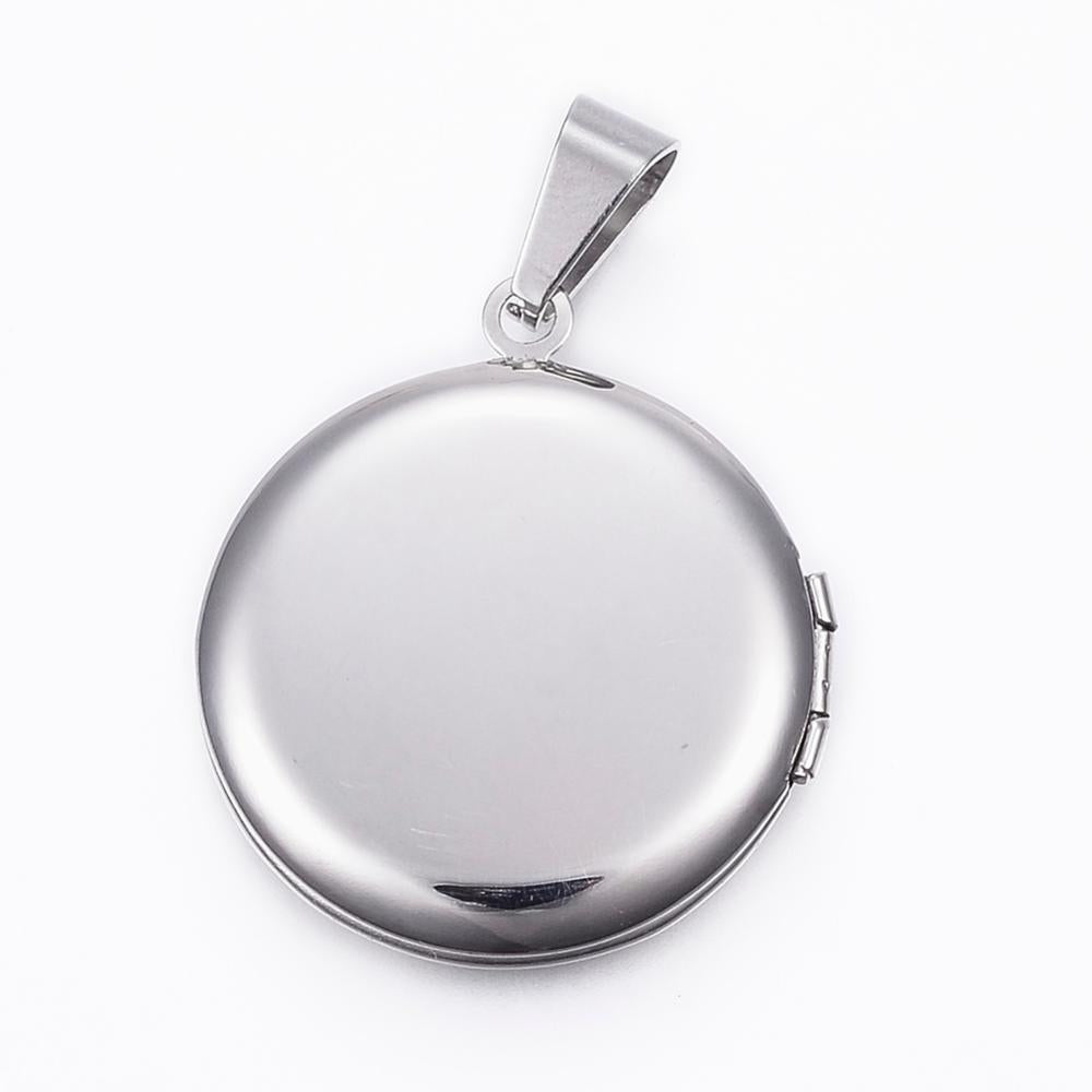 Stainless Steel Photo insert Pendant & Chain