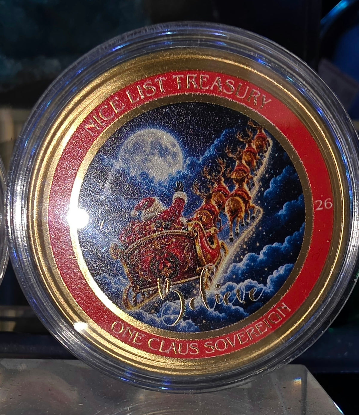 Personalised Christmas Coin