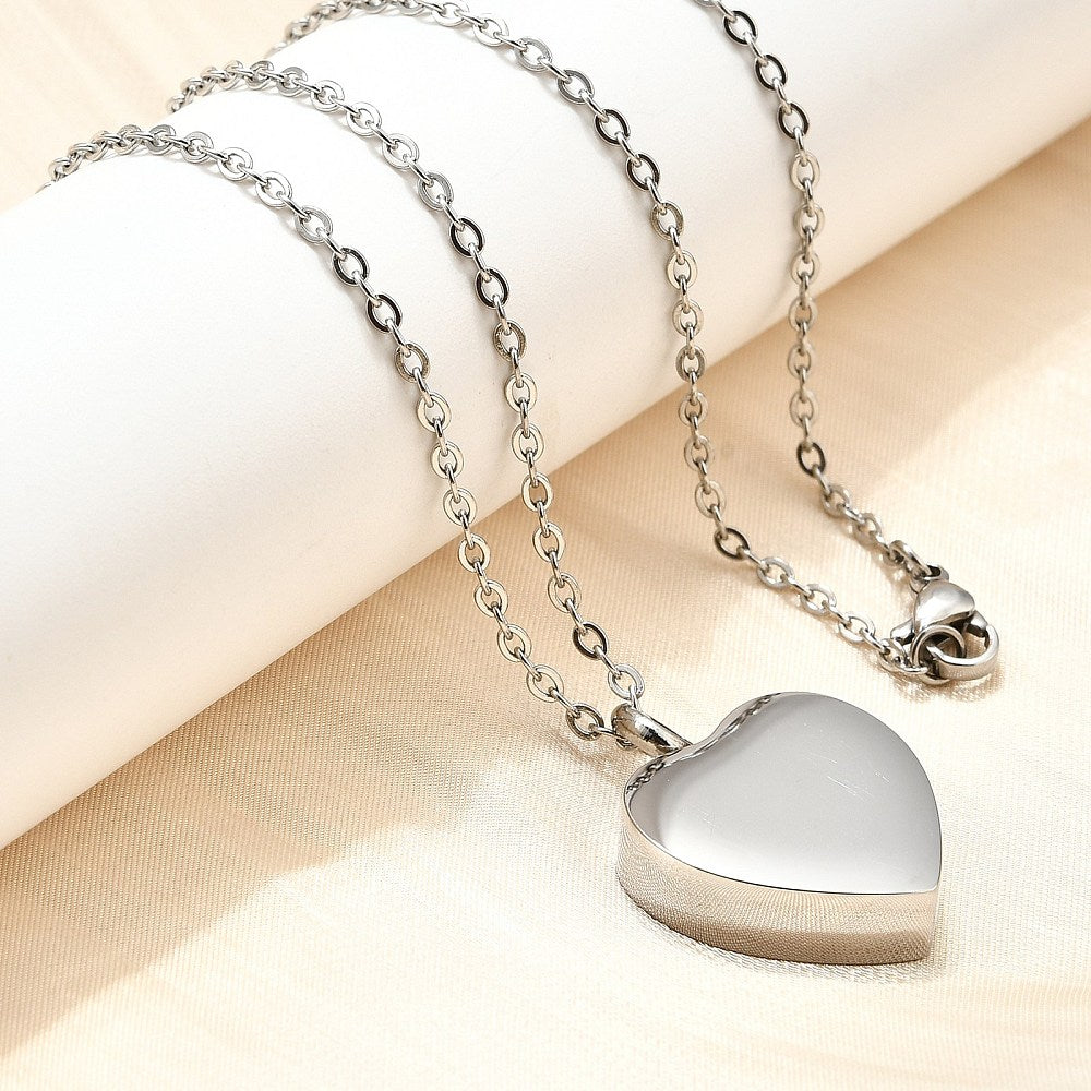 Stainless Steel Ashes Pendant & Chain