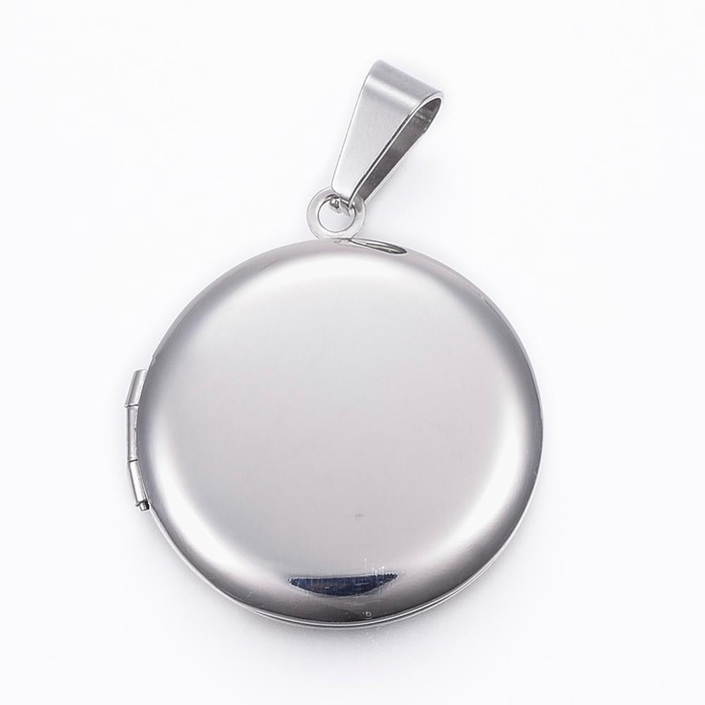 Stainless Steel Photo insert Pendant & Chain