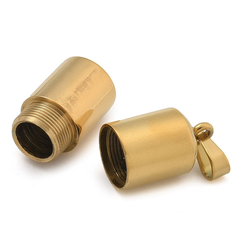 Stainless Steel Barrel Ashes Pendant