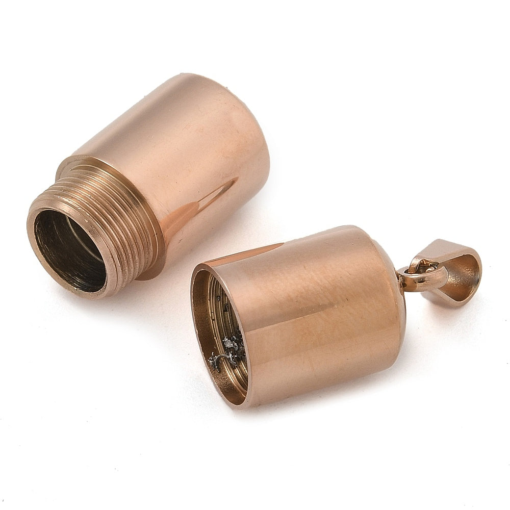 Stainless Steel Barrel Ashes Pendant