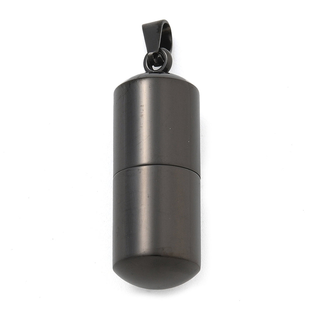 Stainless Steel Barrel Ashes Pendant