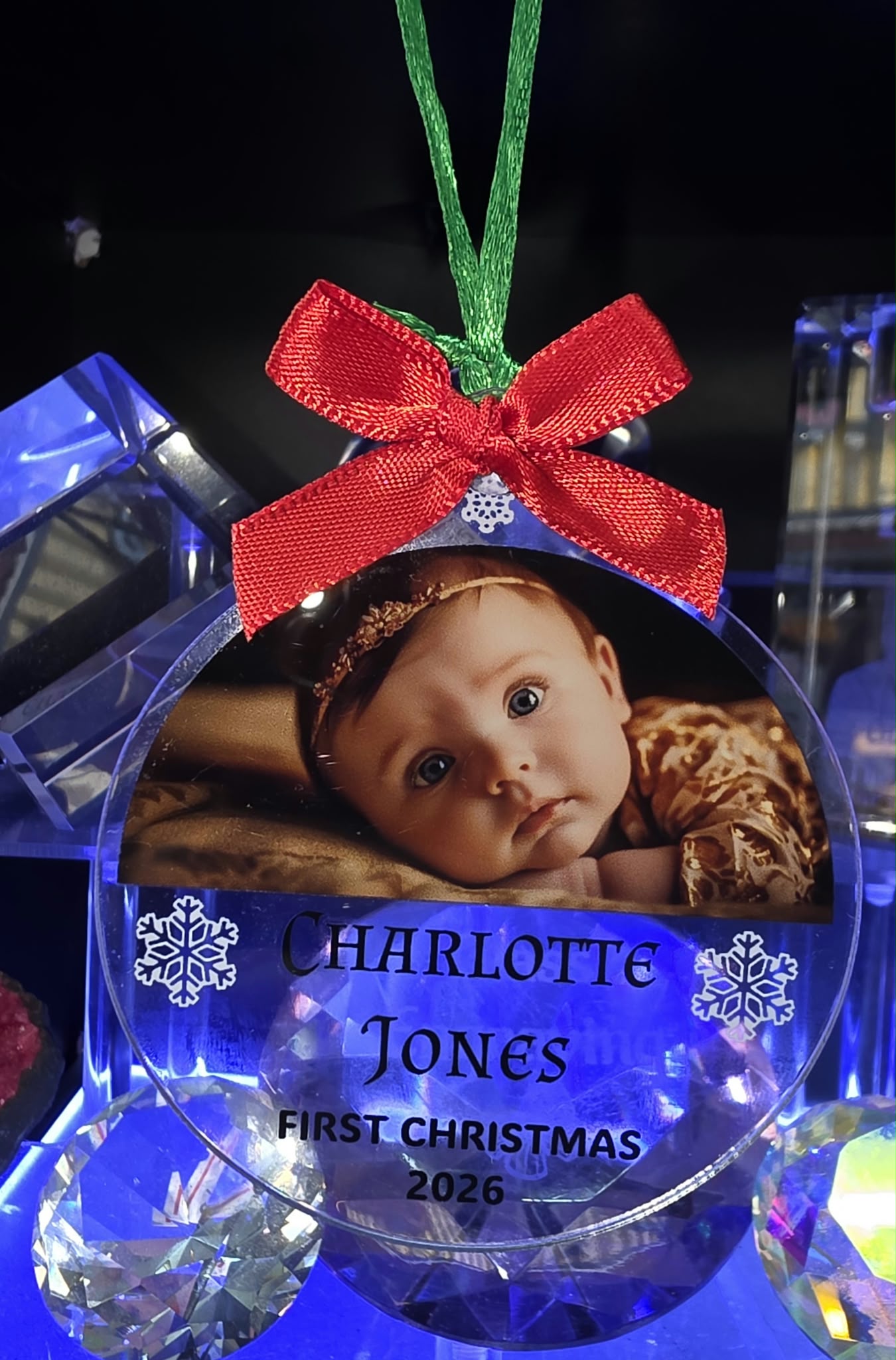 Photo Personalised Christmas Bauble – Mr Tees