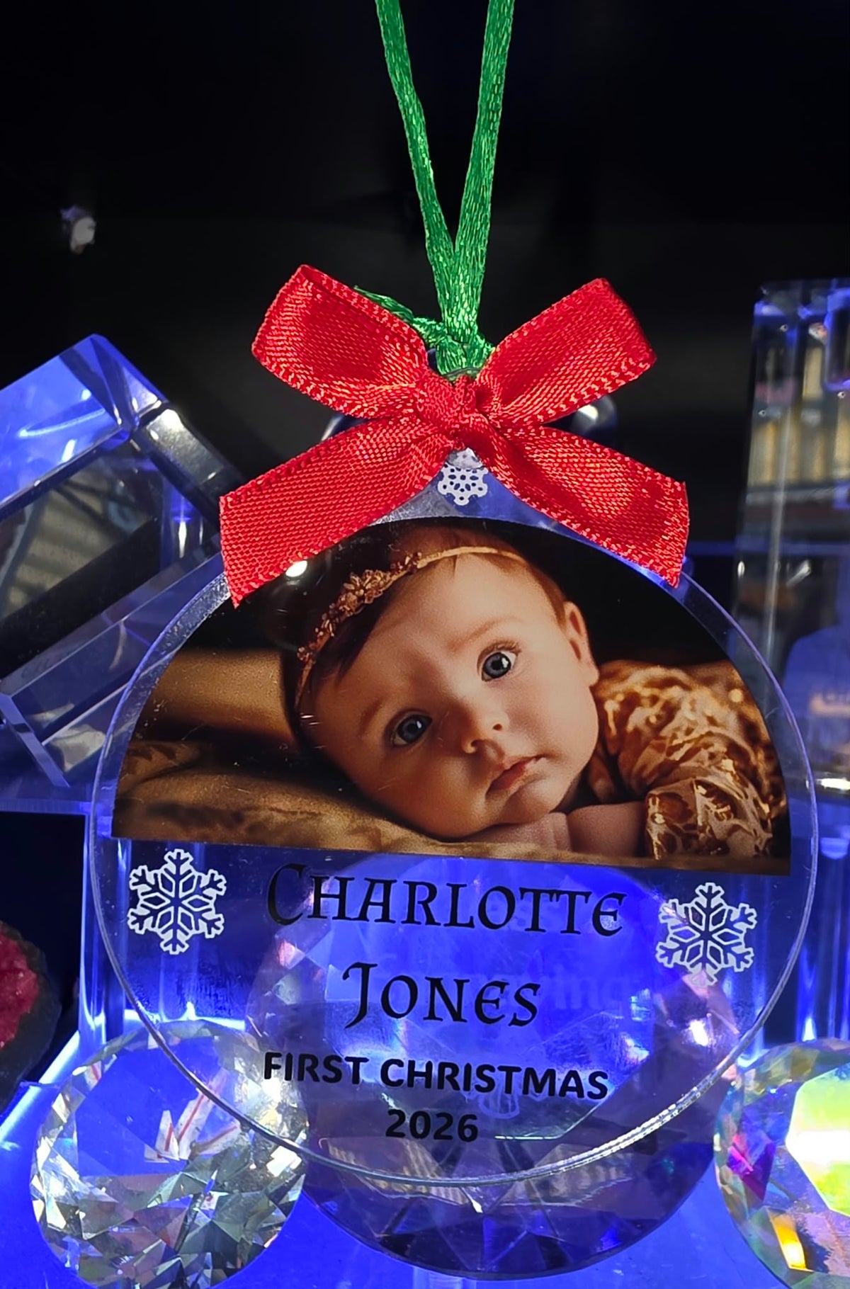 Photo Personalised Christmas Bauble