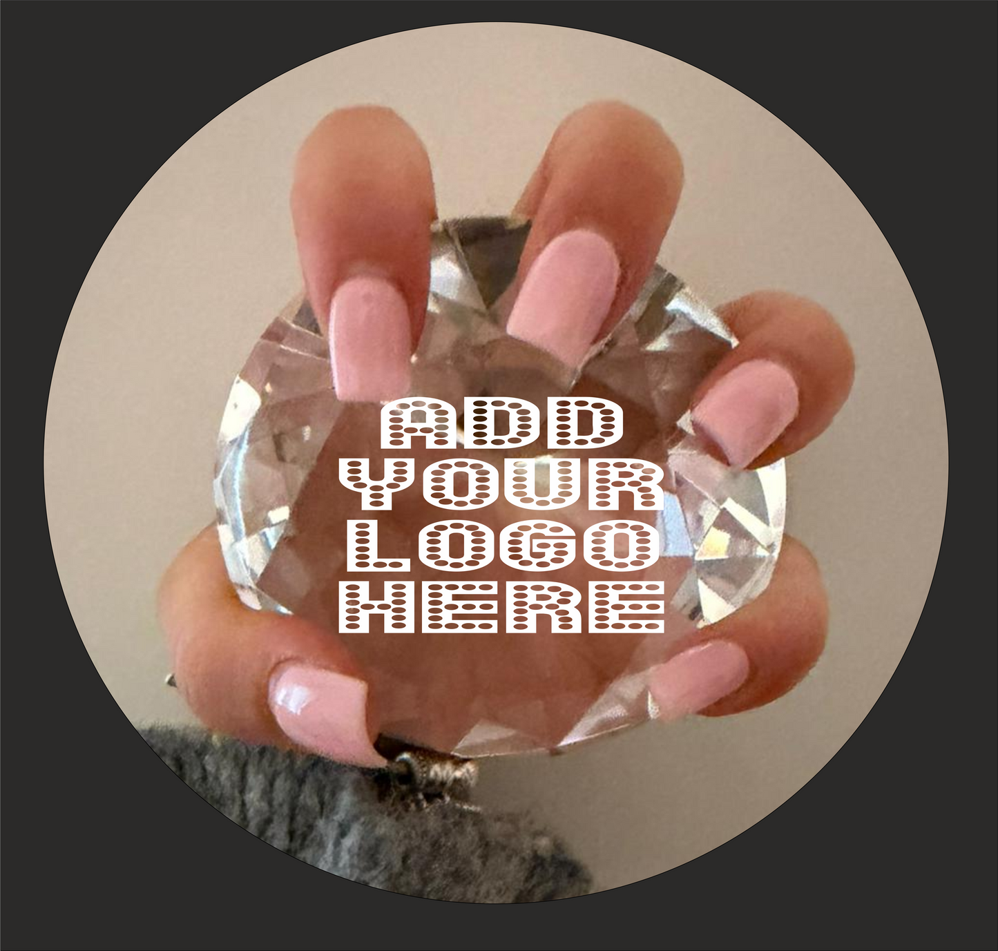 Personalised Glass Diamond