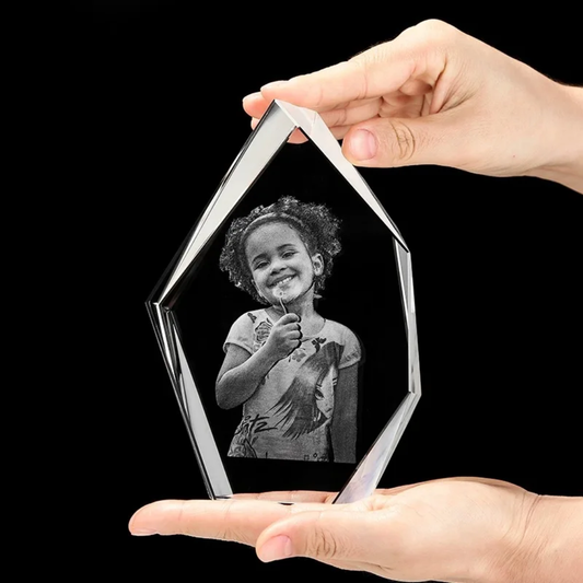 3D Crystal Photo Gift Iceberg with Inner Engraved Photo 60X100mm