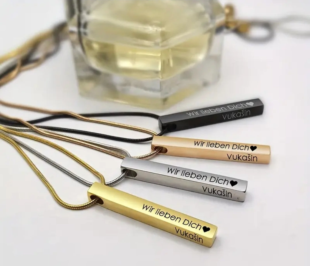 Stainless Steel Bar Pendant