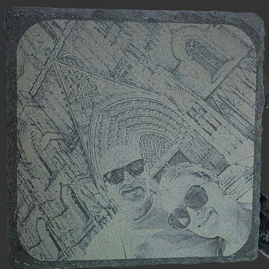 Personalised Photo Slate coasters
