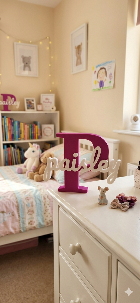 Room Buddy, personalised name sign