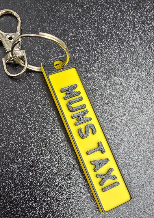 Personalised Number Plate Keyring | Custom UK Keychain | MrTees North Wales