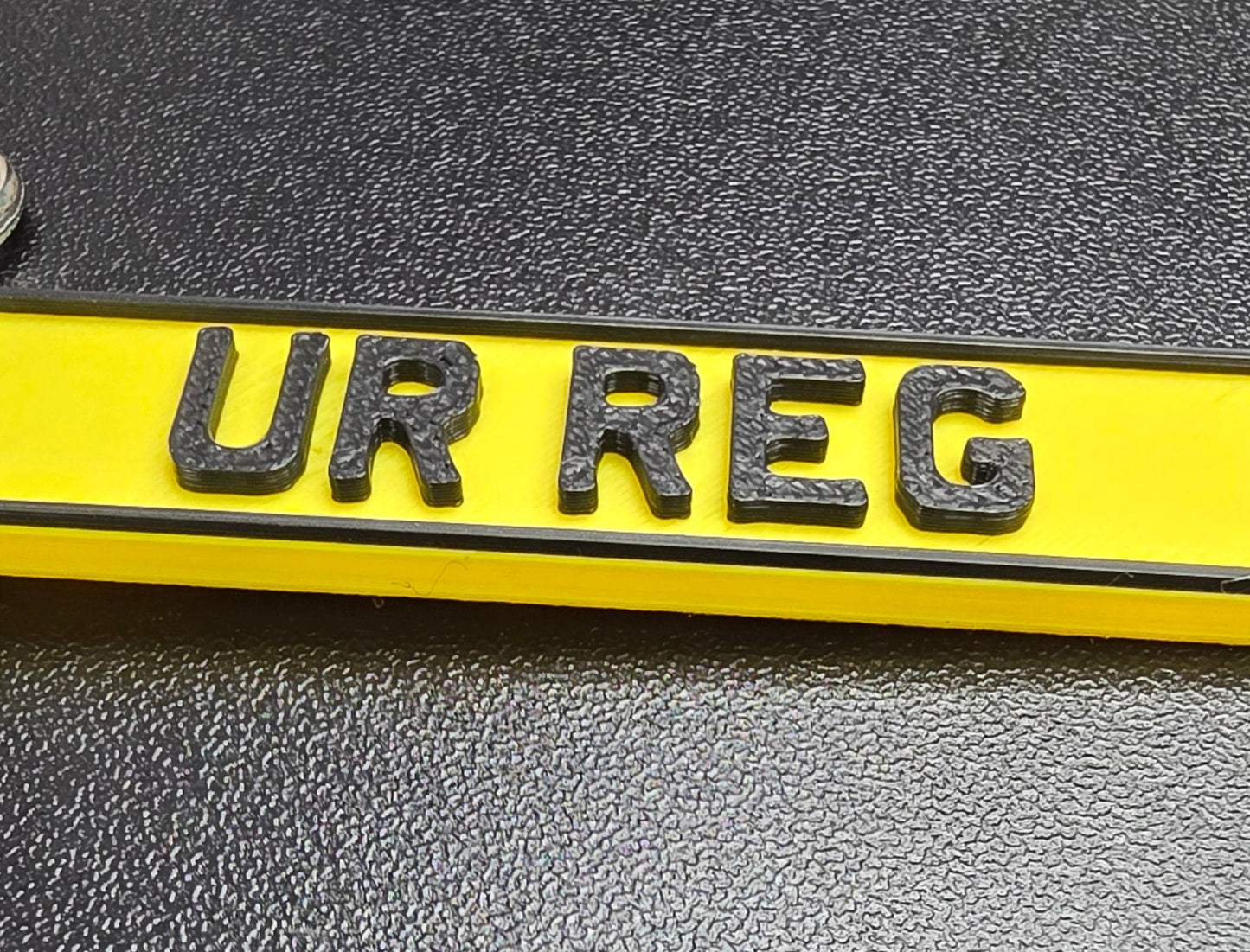 Personalised Number Plate Keyring | Custom UK Keychain | MrTees North Wales