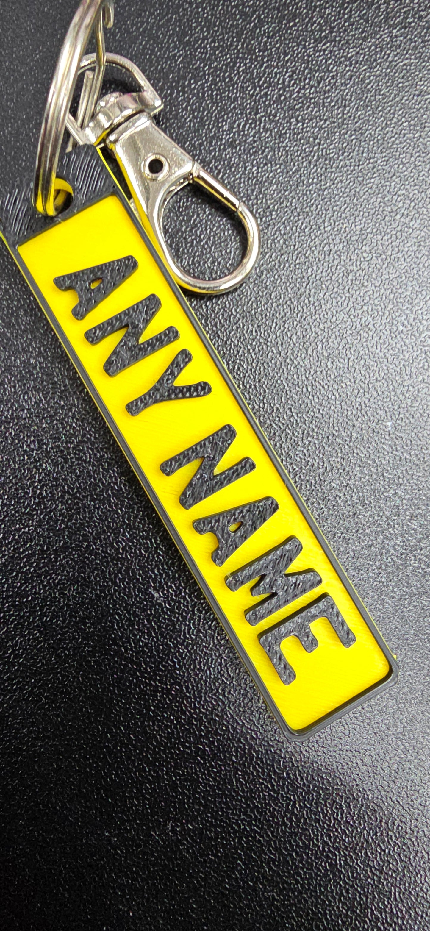Personalised Number Plate Keyring | Custom UK Keychain | MrTees North Wales