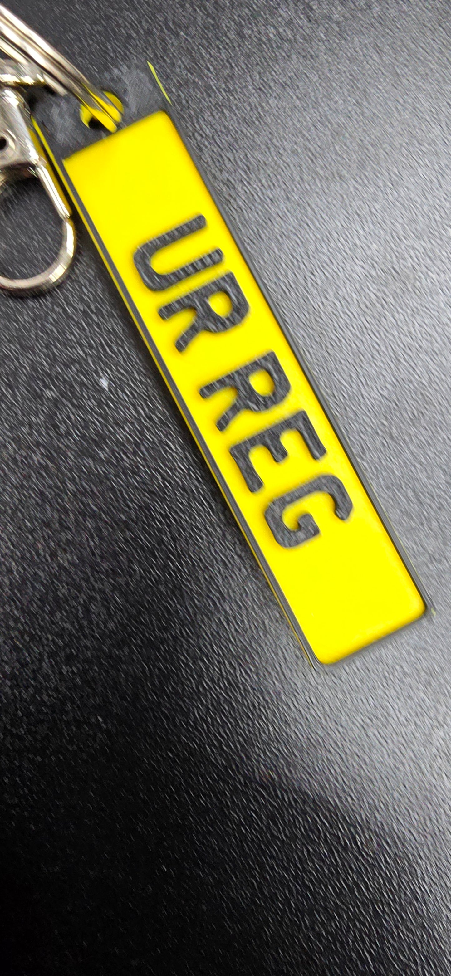 Personalised Number Plate Keyring | Custom UK Keychain | MrTees North Wales